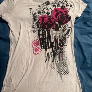 Y2K fox racing women’s shirt